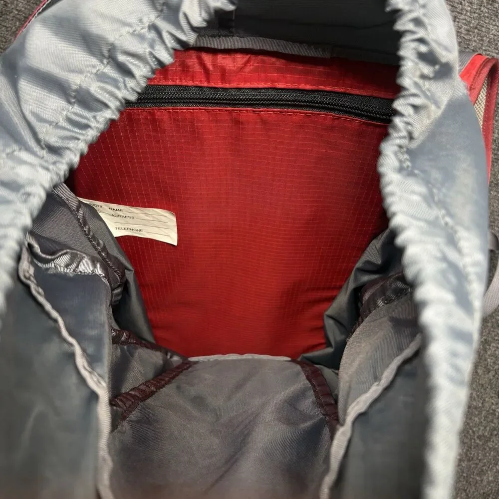 LL Bean Escape 20 Daypack Backpack Hiking Rucksack Red Maroon Outdoor Bag